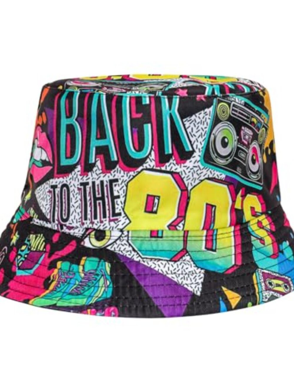 Fashion 80s 90s Bucket-Hat‎ Fishing-Hat Packable Fisherman Hat Rave